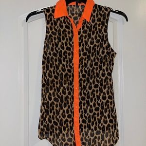 Leopard blouse